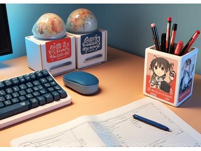 アニメキャラクターのデスクオーガナイザーと収納グッズ