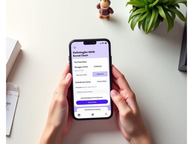 スマートフォンでチケット予約フォームが表示されている